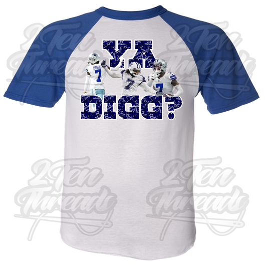 Ya Digg Shirt Baseball Shirt