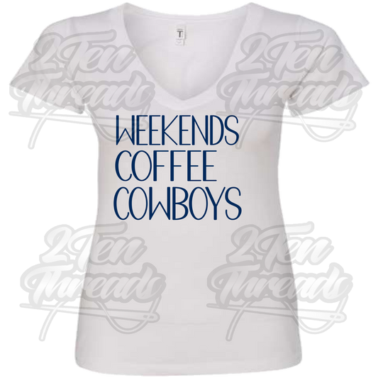 Coffee N Cowboys V-Neck
