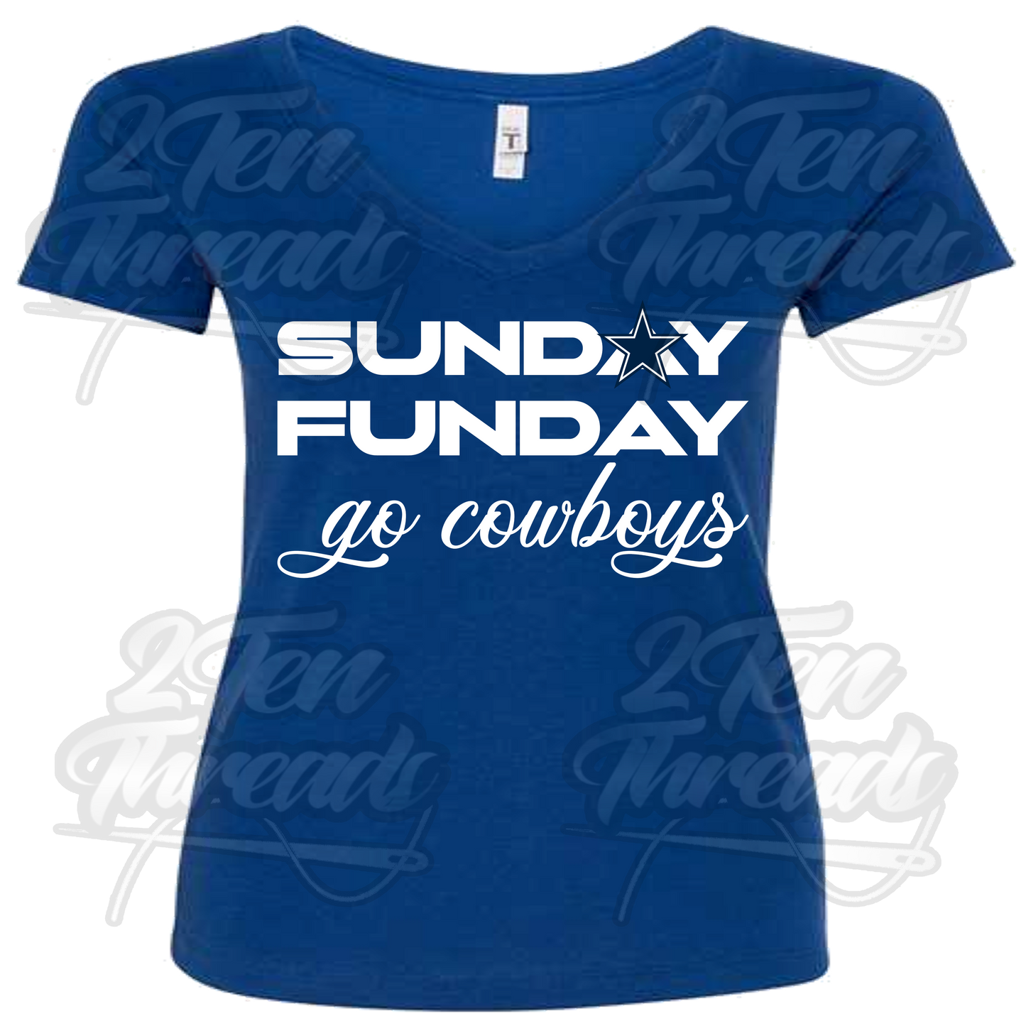 Cowboys Funday V-Neck