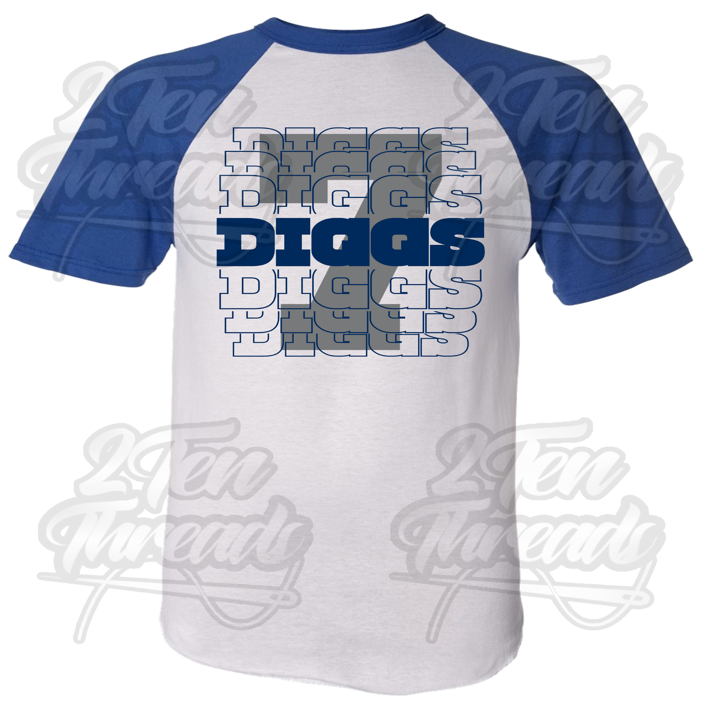 Diggs7 Baseball Tee