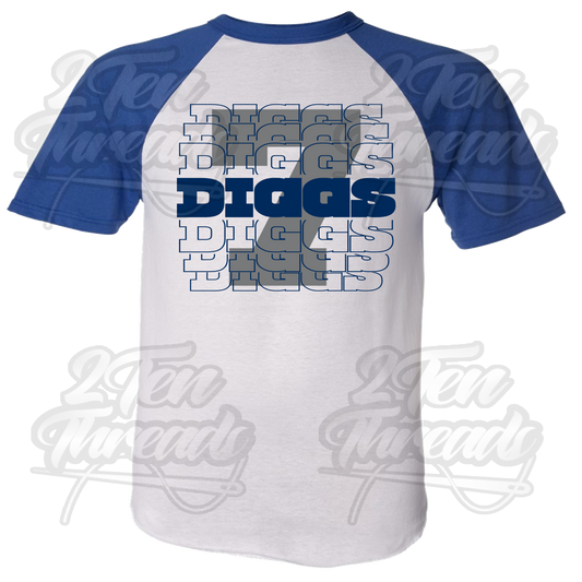 Diggs7 Baseball Tee