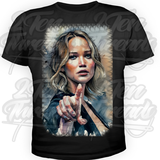 Jennifer Lawrence Painting Shirt