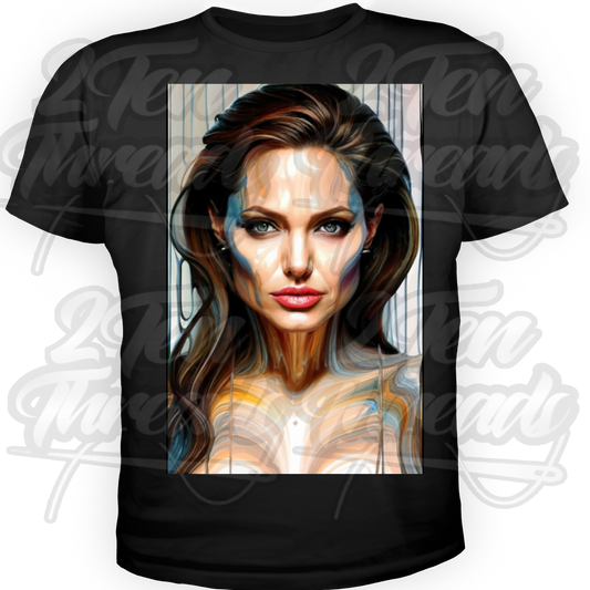 Angelina Jolie Drip Shirt