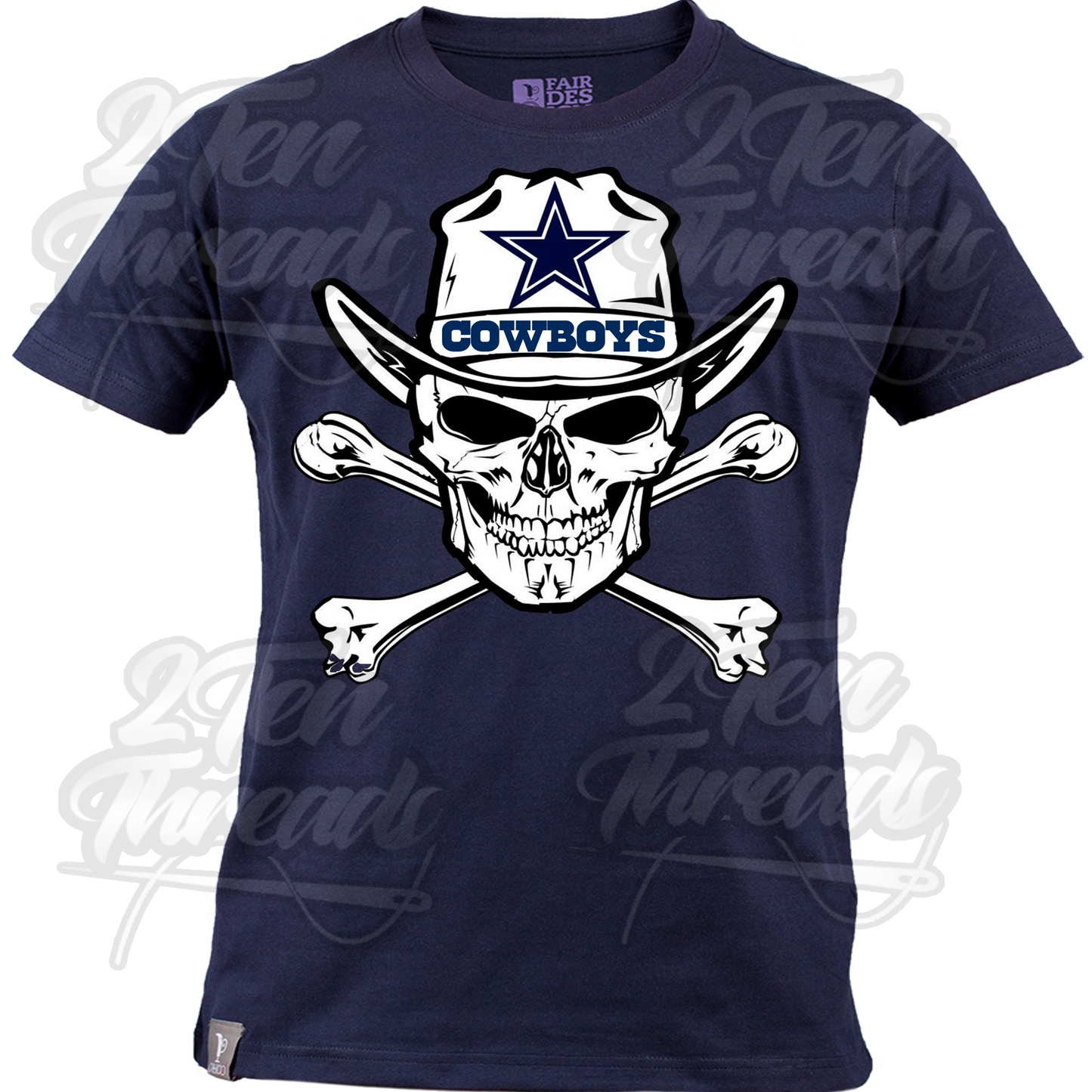 Cowboy Skull Hat Shirt