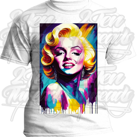 Marilyn Monroe Drip Painted Swag