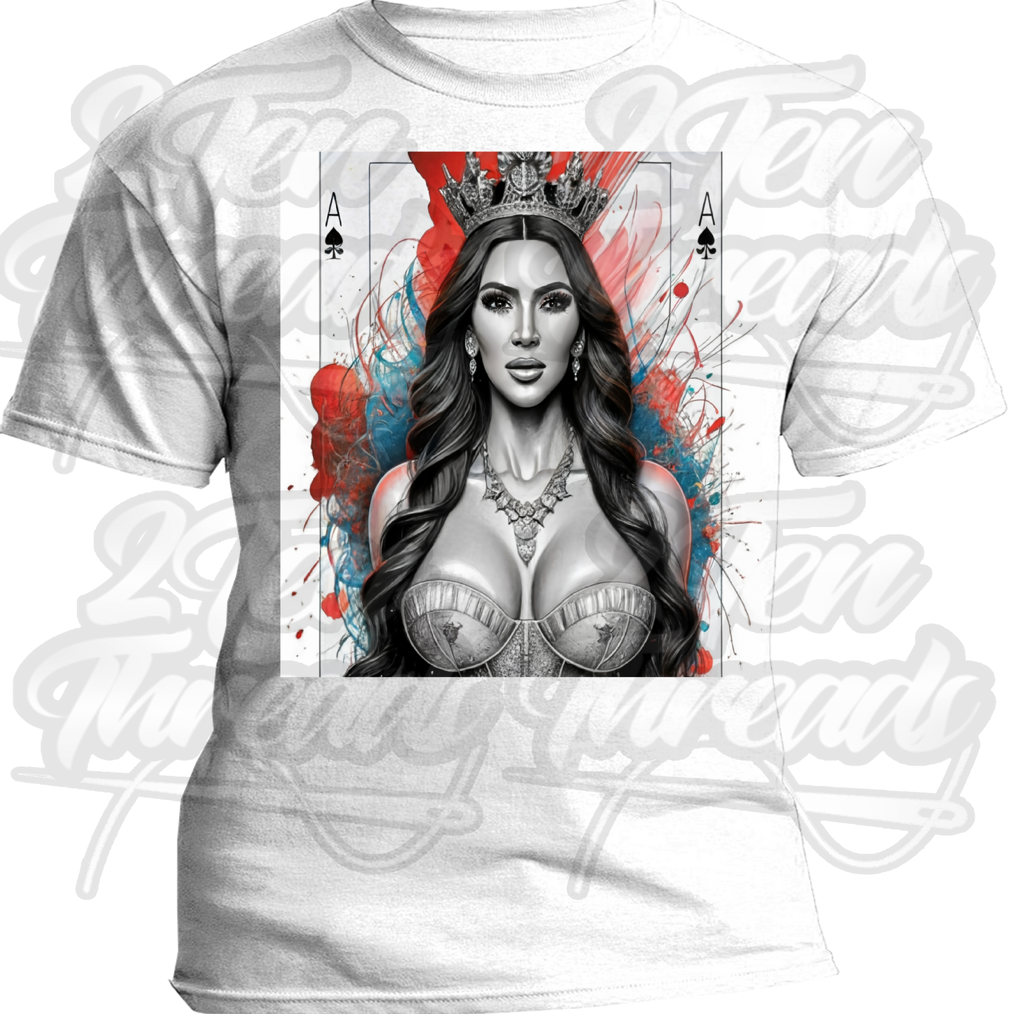 Kim K Queen of Spades Shirt