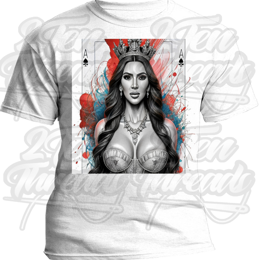 Kim K Queen of Spades Shirt