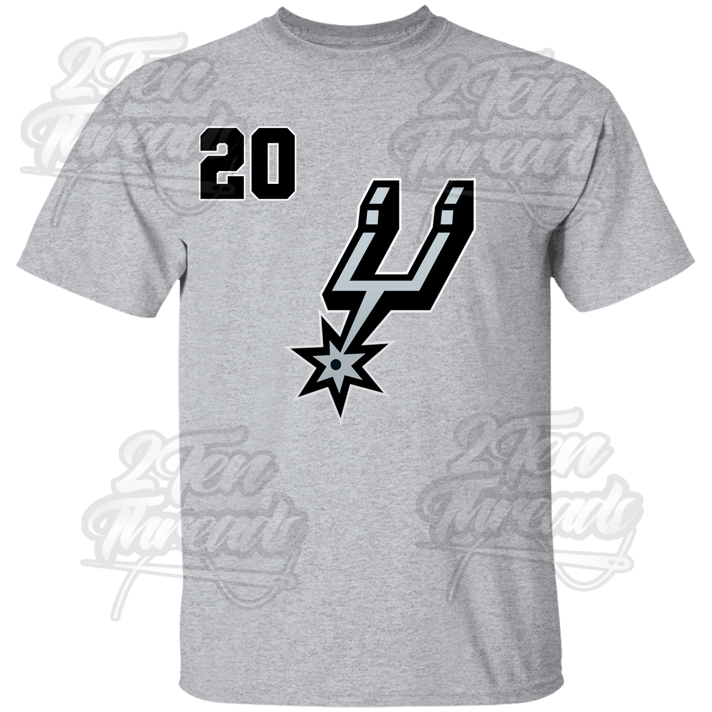 Spurs Custom Numbered Shirt
