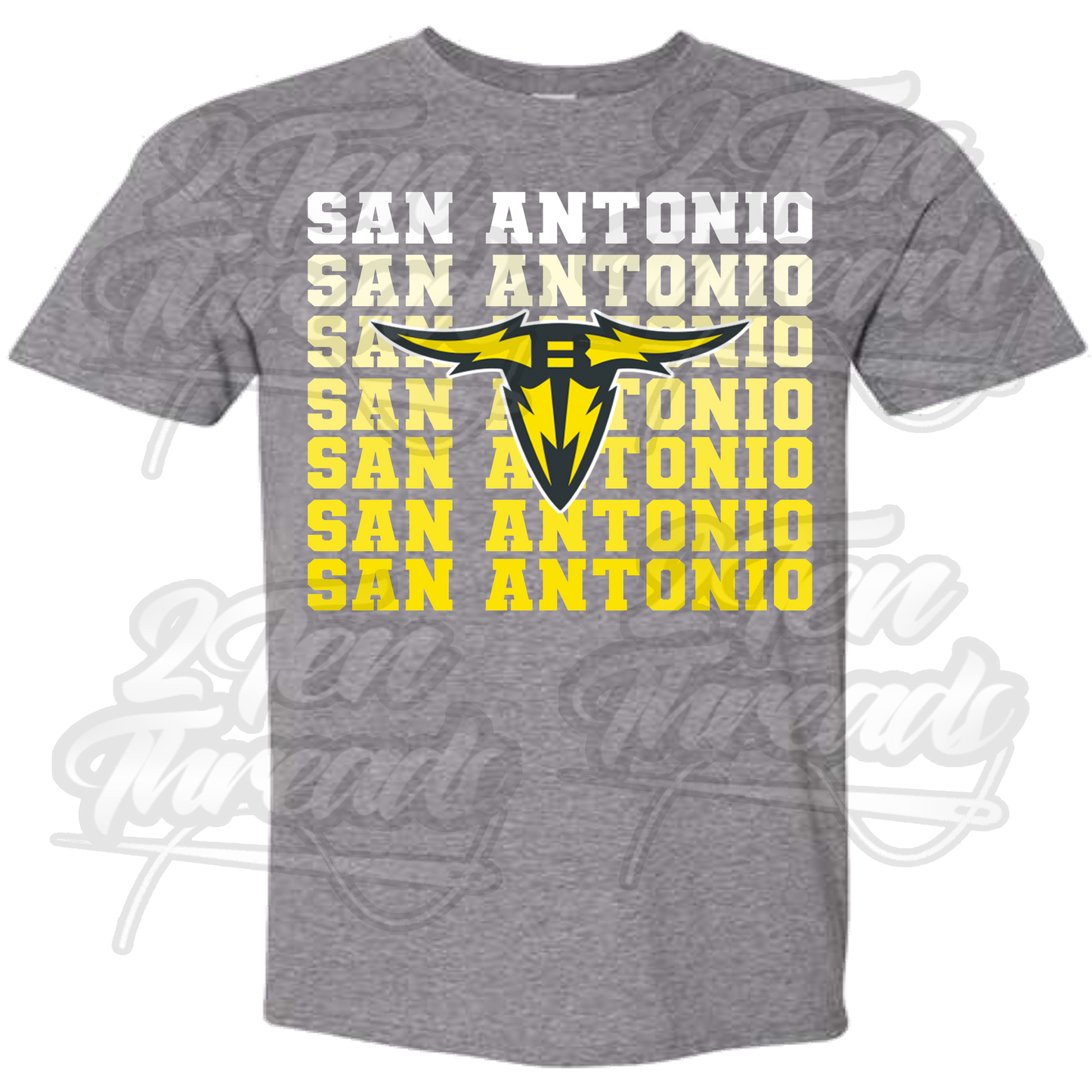 San Antonio Brahmas Fade Shirt