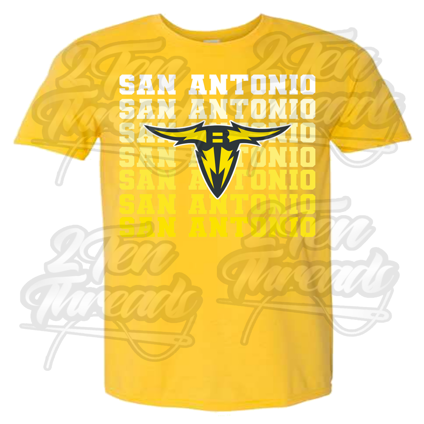 San Antonio Brahmas Fade Shirt