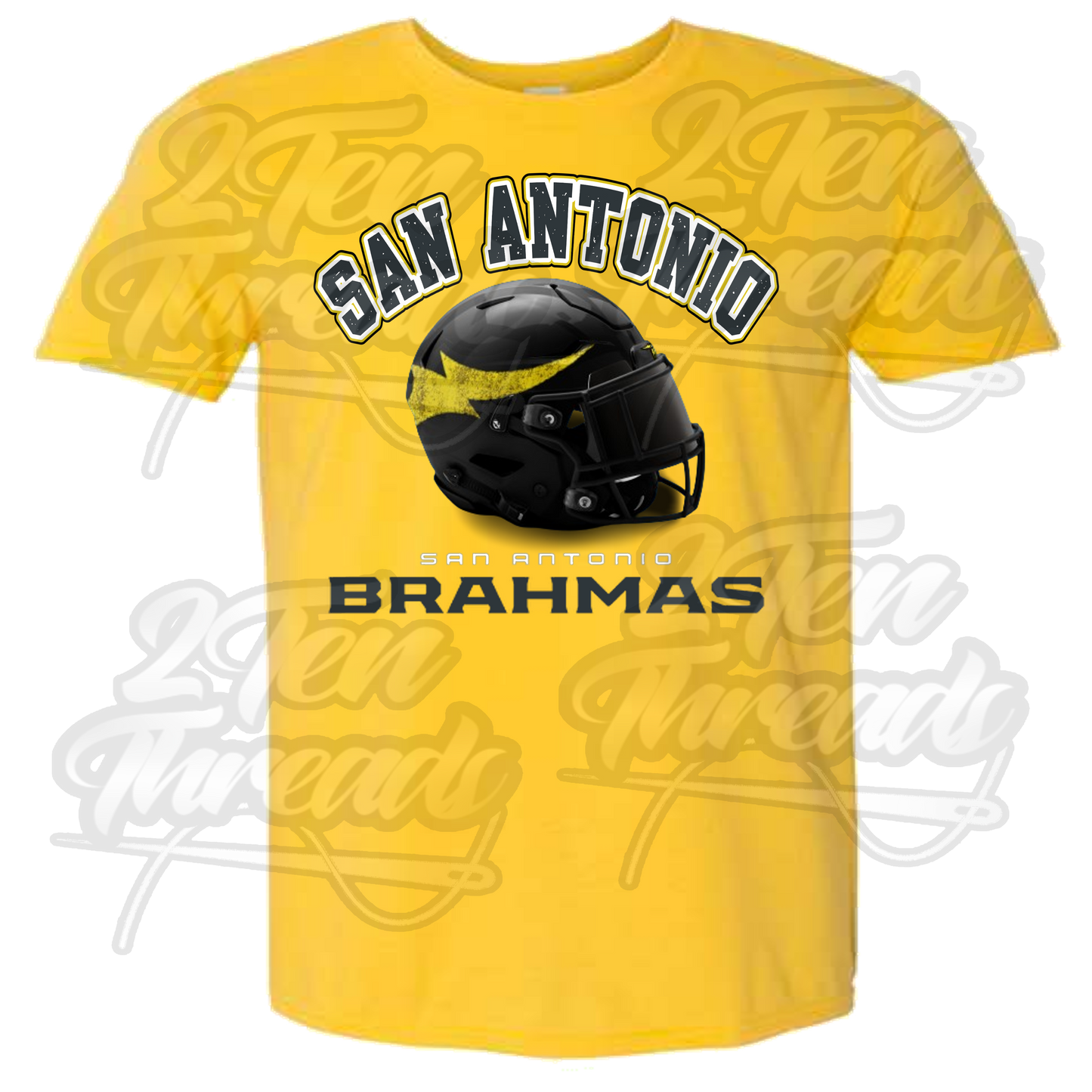 San Antonio Brahmas Shirt Helmet