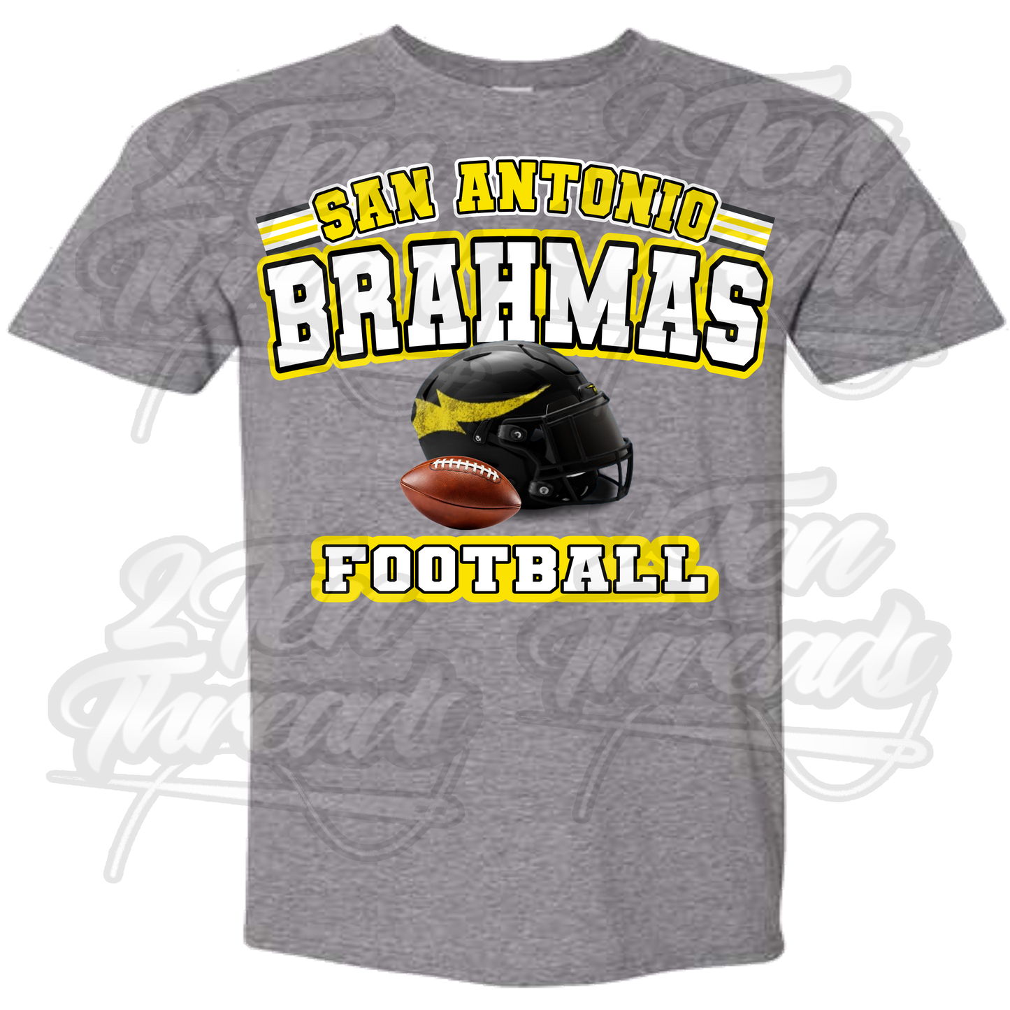 San Antonio Lined out Brahmas Shirt