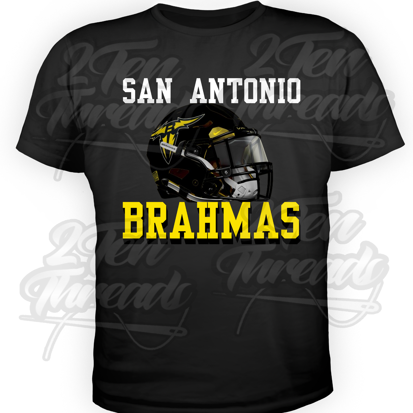Brahmas Helmet T Shirt