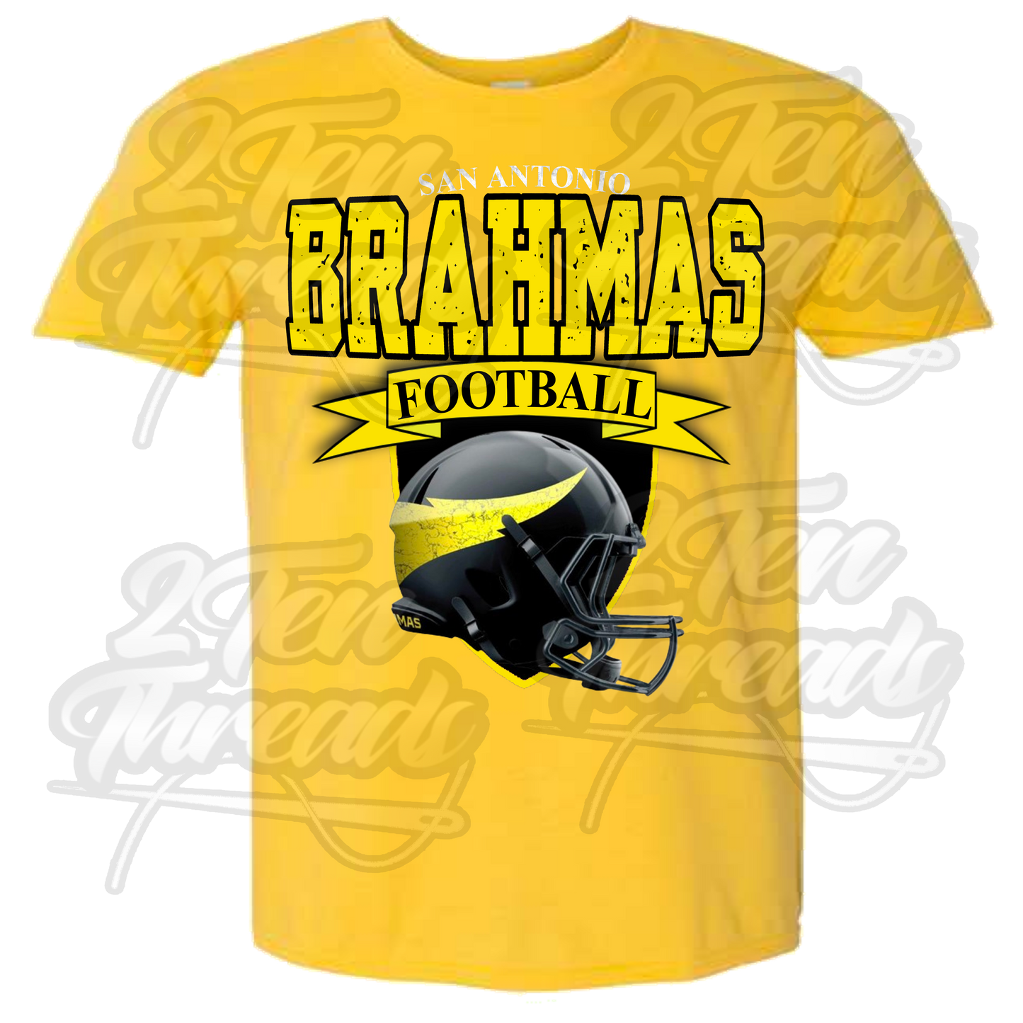 San Antonio Brahmas Ribbon Shirt