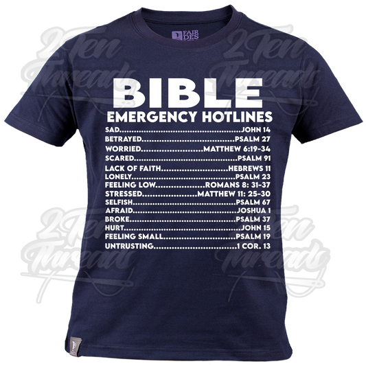 Bible Emergency Hotlines Shirt