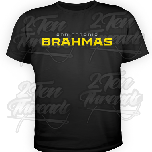 San Antonio Brahmas Wording Shirt