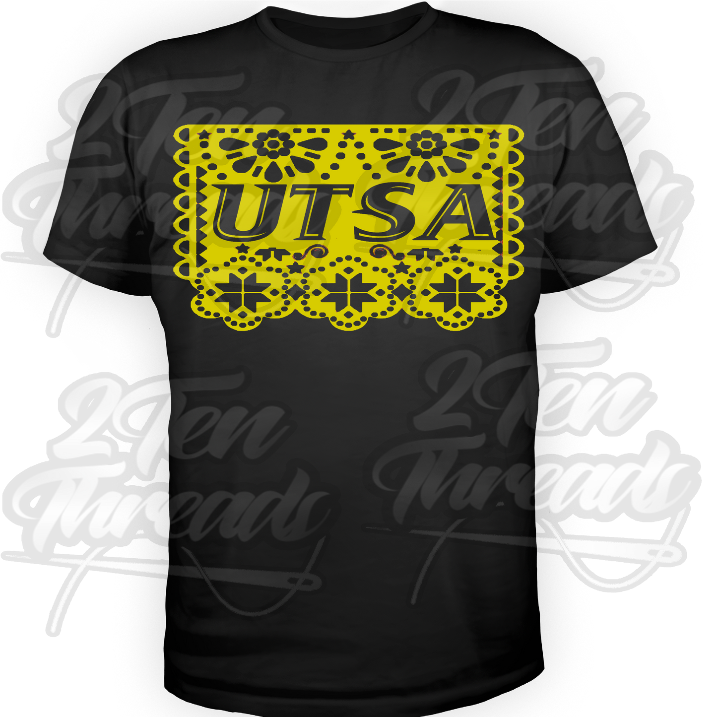 UTSA Yellow Fiesta Designed Shirt