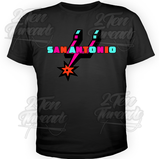 San Antonio Throwback Colors Shirt