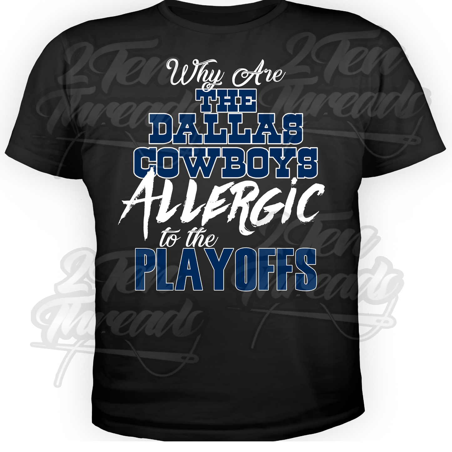 Cowboys allergic Playoffs Shirt