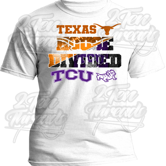 Texas / TCU House divided Shirt