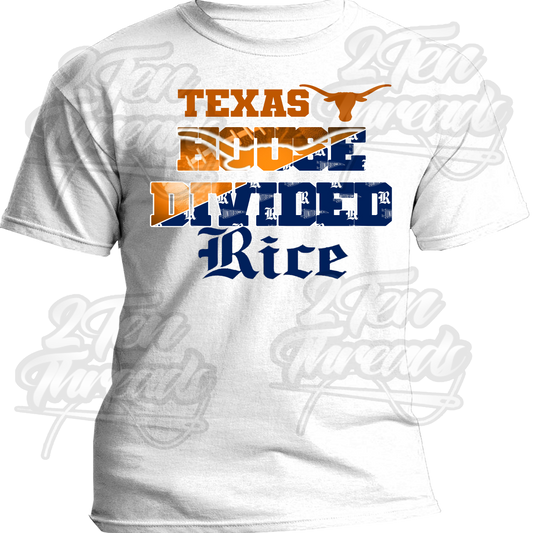Texas / Rice House Divided Shirt