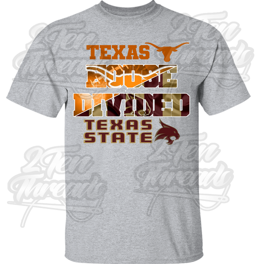 Texas / TXST House divided Shirt