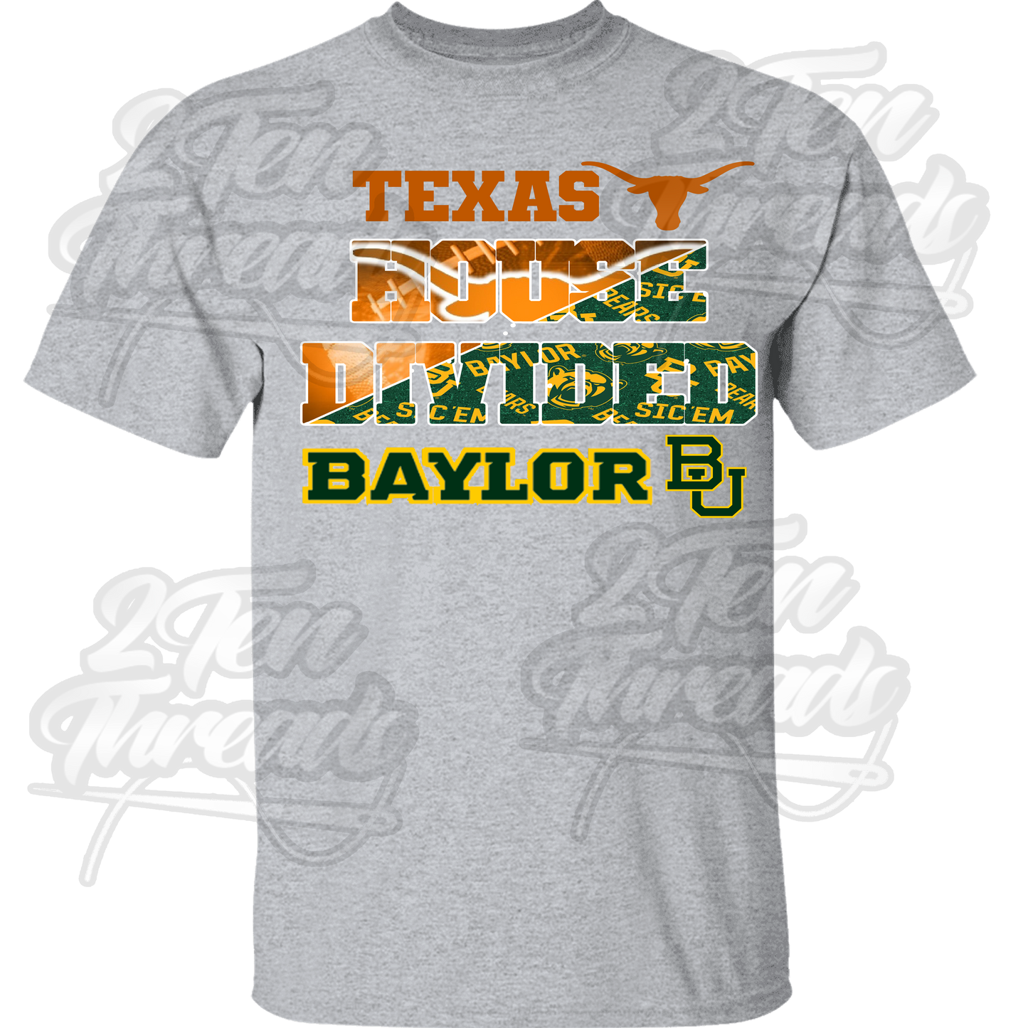 Texas / Baylor House divided Shirt