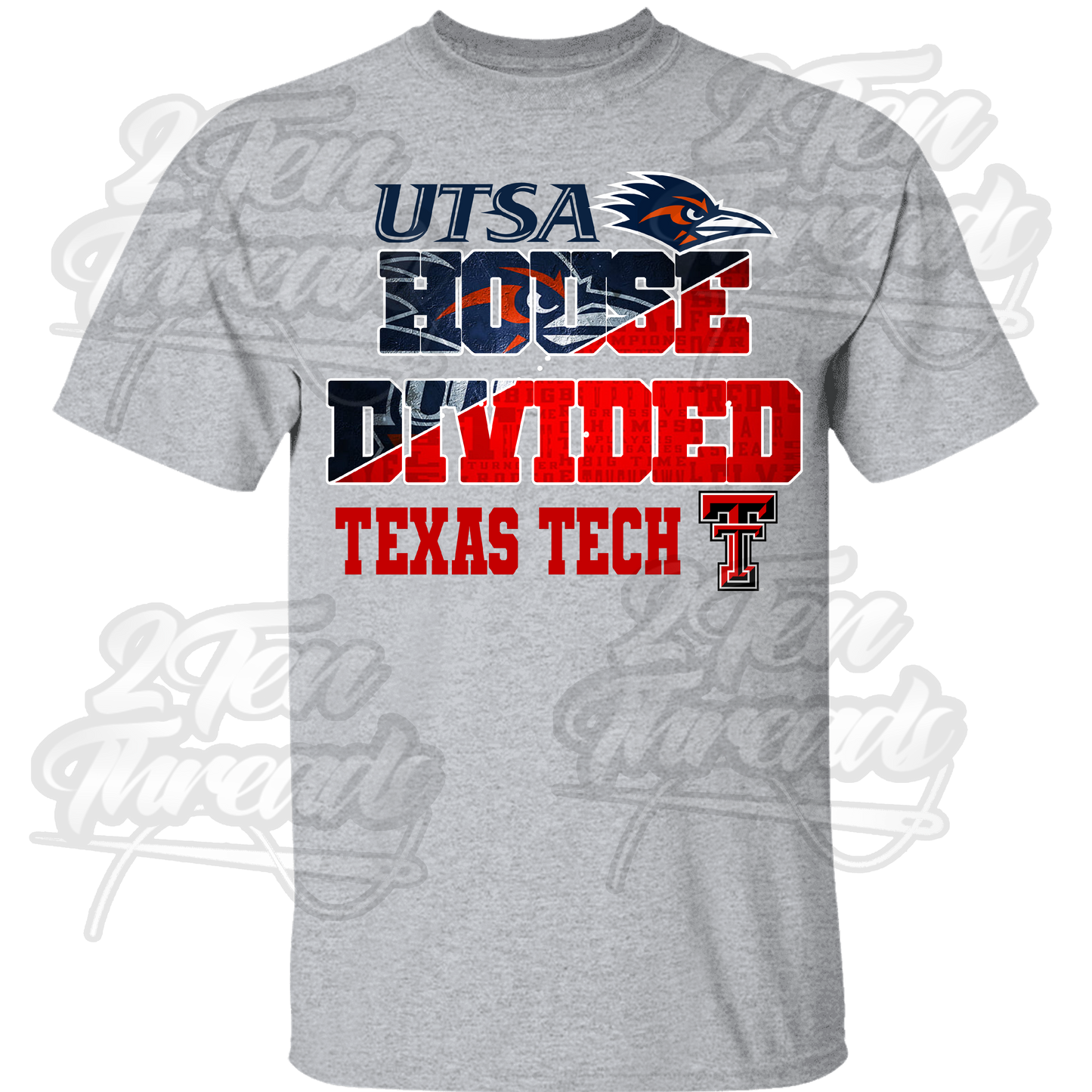 UTSA / Texas Tech House Divided Shirt