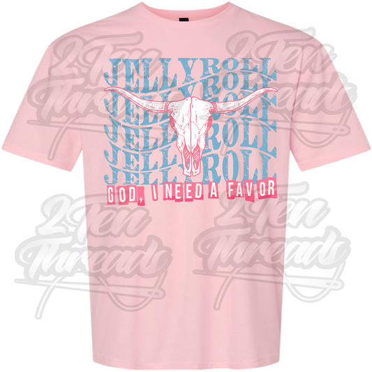 Jelly Roll wave text shirt