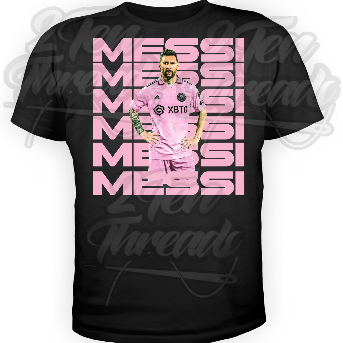 Messi Lined Custom T shirt!