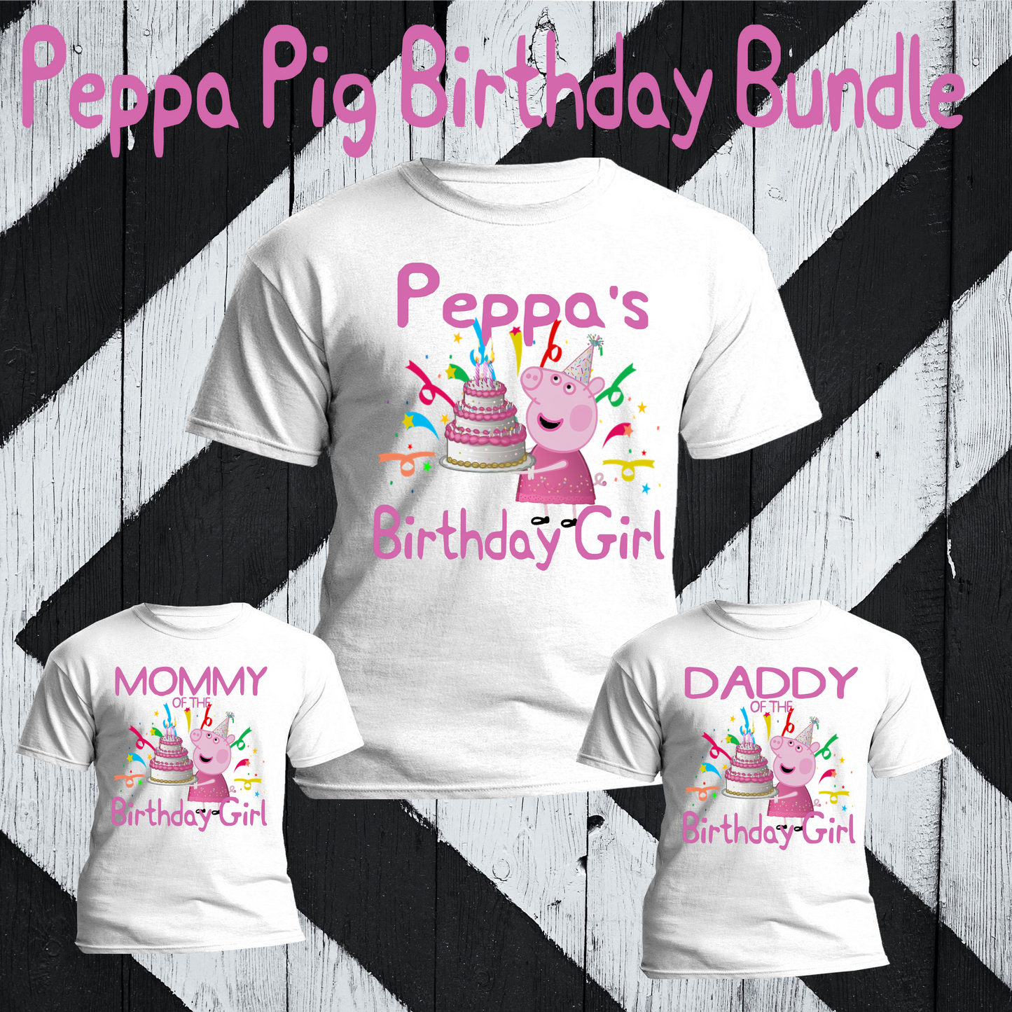 Peppa Big Birthday Bundle PNG Files