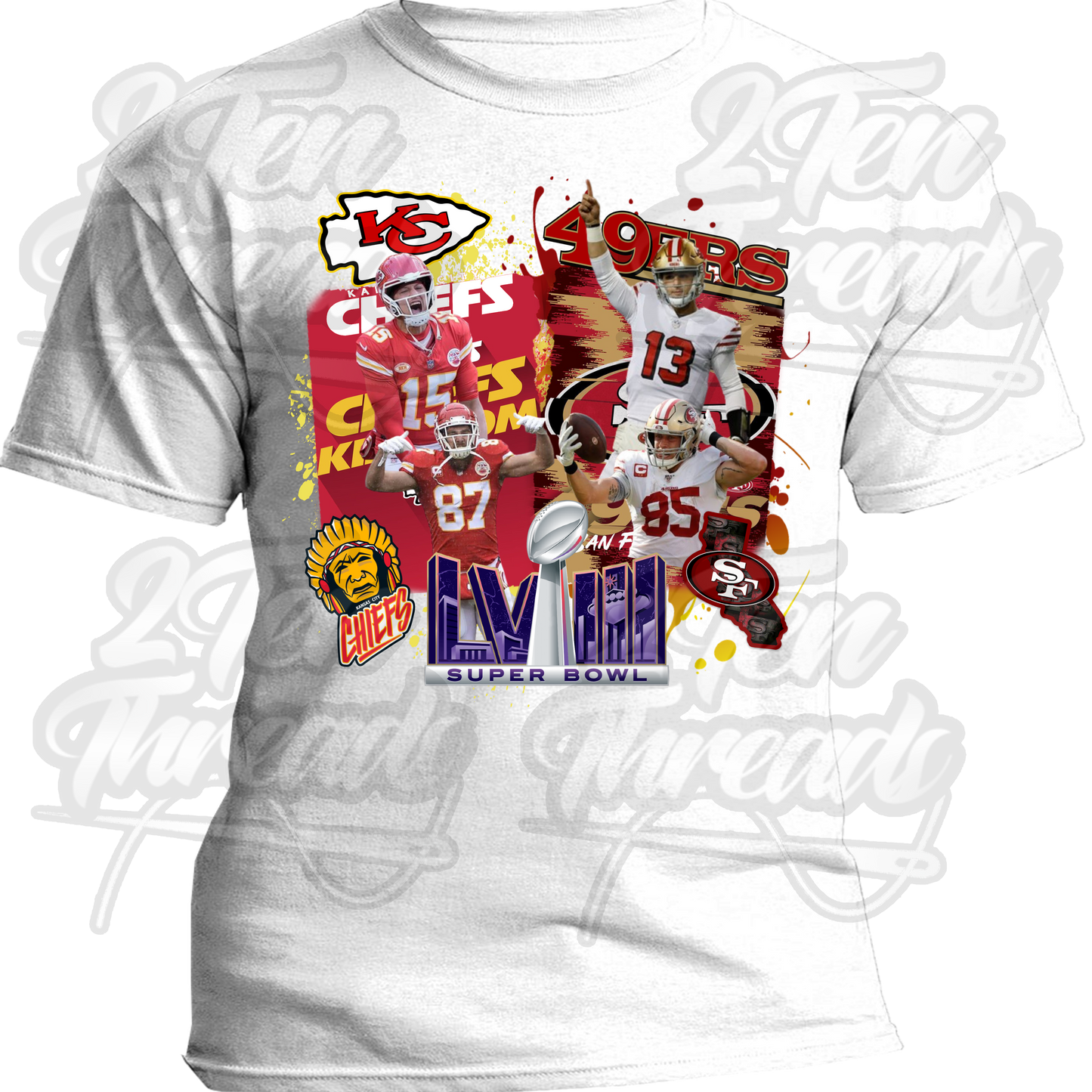 Super Bowl 2024 Shirt - Kansas City vs. San Francisco