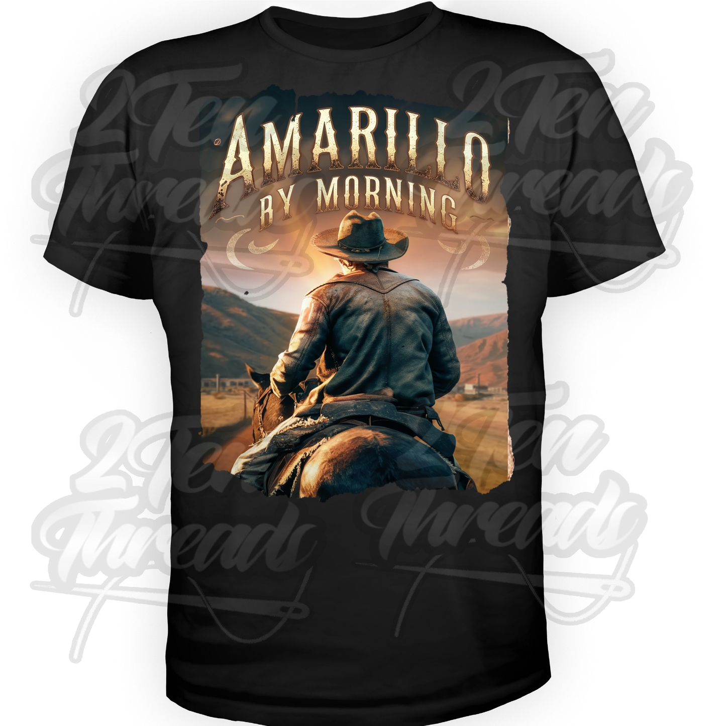 Amarillo by Morning Custom Shirt