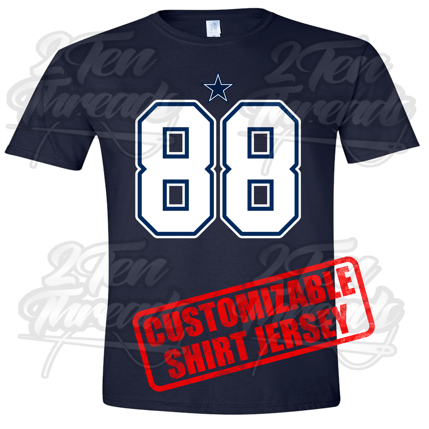 Customizable Dallas Shirt Jersey